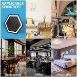 Hexagon Peel and Stick Vinyl Floor Tiles - 30-Pack