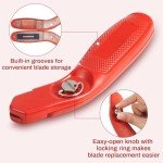 Heavy-Duty Carpet Cutting Knife with Blades - 2 Pack