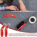 Heavy-Duty Carpet Cutting Knife with Blades - 2 Pack
