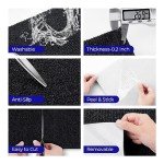 Soft Black Carpet Squares with Padding - 15 Pcs