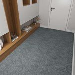 Grey Peel and Stick Carpet Tiles with Padding