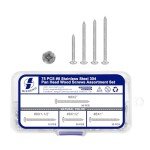 75 PCS Stainless Steel Phillips Wood Screw Set