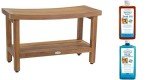 30" Sumba Teak Shower Bench with Care Kit
