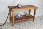 30" Sumba Teak Shower Bench with Care Kit