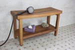 30" Sumba Teak Shower Bench with Care Kit