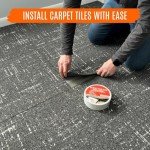 Heavy Duty Double Sided Carpet Tile Tape 4in x 90ft