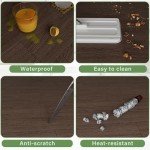 Peel and Stick Vinyl Floor Tiles - 36 Pack