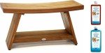 36" AquaTeak Teak Shower Bench with Care Kit
