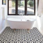 Comet Peel & Stick Black Floor Tiles by FloorPops