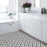 Comet Peel & Stick Black Floor Tiles by FloorPops