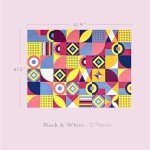 Colorful Geometric Non-Adhesive Carpet Floor Tiles