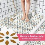 Self-Adhesive Vinyl Peel & Stick Floor Tiles