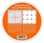 Heavy Duty Double Sided Carpet Tile Tape 2in x 90ft