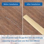 Self-Adhesive Floor Transition Strip - Wood Grain Design
