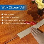 Self-Adhesive Floor Transition Strip - Wood Grain Design