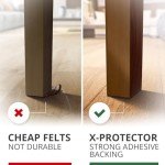 X-PROTECTOR 3" Felt Pads for Furniture Protection