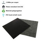 20 Pack Waterproof Carpet Floor Tiles - 20x20 Inch