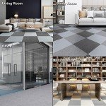 20 Pack Waterproof Carpet Floor Tiles - 20x20 Inch