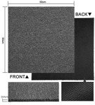 20 Pack Waterproof Carpet Floor Tiles - 20x20 Inch