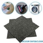 20 Pack Waterproof Carpet Floor Tiles - 20x20 Inch