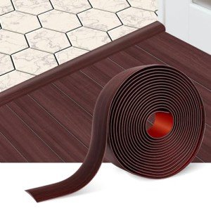 Self-Adhesive Floor Transition Strip, Wood Grain Design