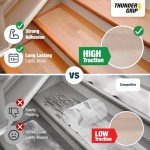 Non-Slip Clear Stair Treads - 15-Pack 30"x6