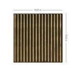 Antique Brass Foam Glue-up Ceiling Tiles, 96 Pack