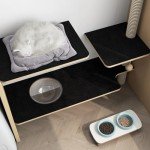 Black Peel and Stick Carpet Tile Adhesive Sheets