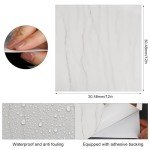 Peel and Stick Vinyl Floor Tiles - 22 Pack