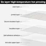 Peel and Stick Vinyl Floor Tiles - 22 Pack