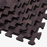 Farmhouse Wood Grain Foam Floor Tiles, 100 Sq Ft