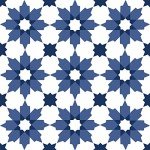 Blue Zellige Peel & Stick Floor Tiles