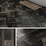 Livelynine Waterproof Black Vinyl Flooring Planks