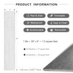 LaCheery 36"x6" Faux Wood Peel and Stick Tiles