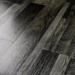 Livelynine Waterproof Black Vinyl Flooring Planks