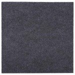 12 Pcs Peel and Stick Carpet Tiles - Dark Grey