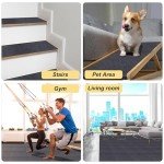 12 Pcs Peel and Stick Carpet Tiles - Dark Grey