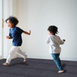 12 Pcs Peel and Stick Carpet Tiles - Dark Grey