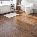 Dark Wood Peel and Stick Vinyl Plank Tiles