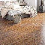 Dark Wood Peel and Stick Vinyl Plank Tiles
