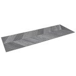 Charcoal Oak Luxury Vinyl Chevron Planks - 26.5 Sq. Ft