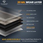 Gorilla Grips Waterproof Peel and Stick Floor Planks