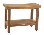 24" AquaTeak Sumba Teak Shower Bench & Oil