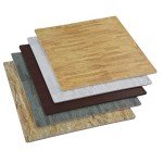 Light Wood Oak Grain Interlocking Foam Tiles - 100 Sq. Ft