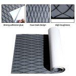 Dark Grey Non-Slip EVA Foam Boat Flooring Mat