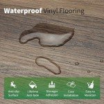 Self-Adhesive Vinyl Flooring Planks - 36 Pack