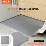 VEVOR Peel and Stick Carpet Tiles, 24"x24