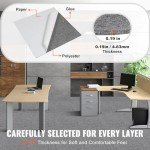 VEVOR Peel and Stick Carpet Tiles, 24"x24