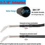 RosyOcean Universal Shop Vac Extractor Attachment Set