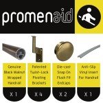 Walnut Handrail Kit for Stairs - 6ft